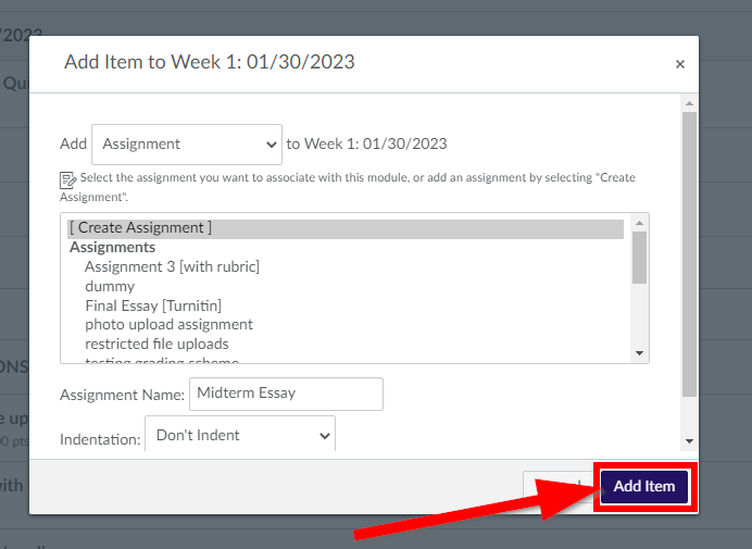 Create an Assignment in Canvas – Academic Technology Help Center