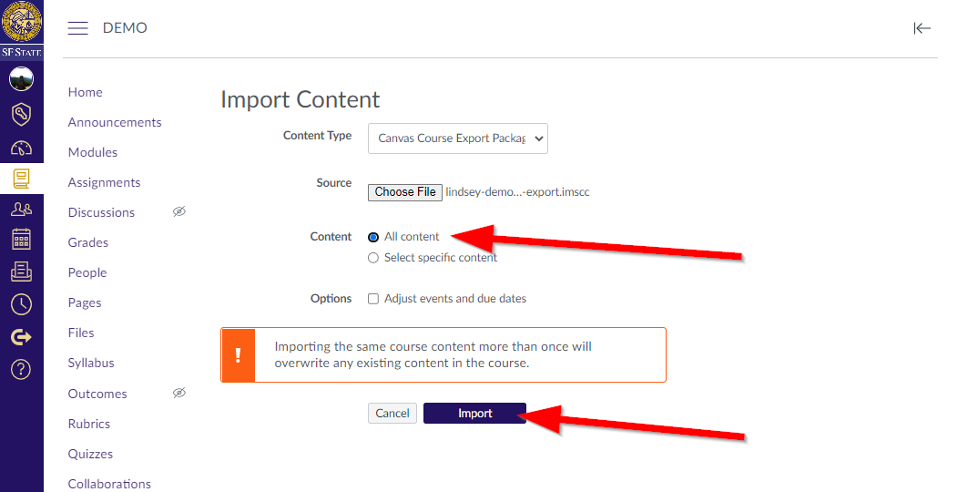 Backing up a Canvas course Academic Technology Help Center